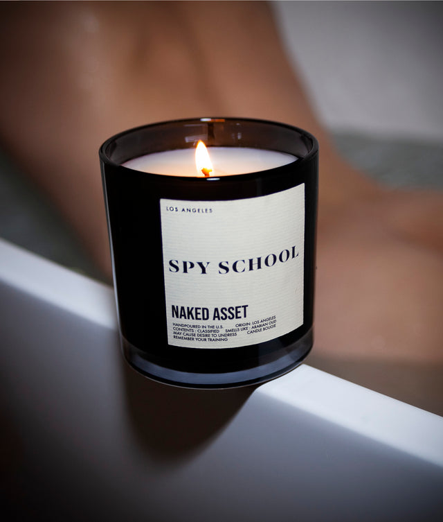"NAKED ASSET" CANDLE
