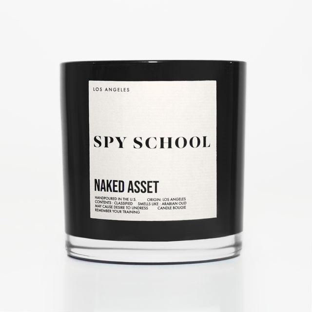 "NAKED ASSET" CANDLE